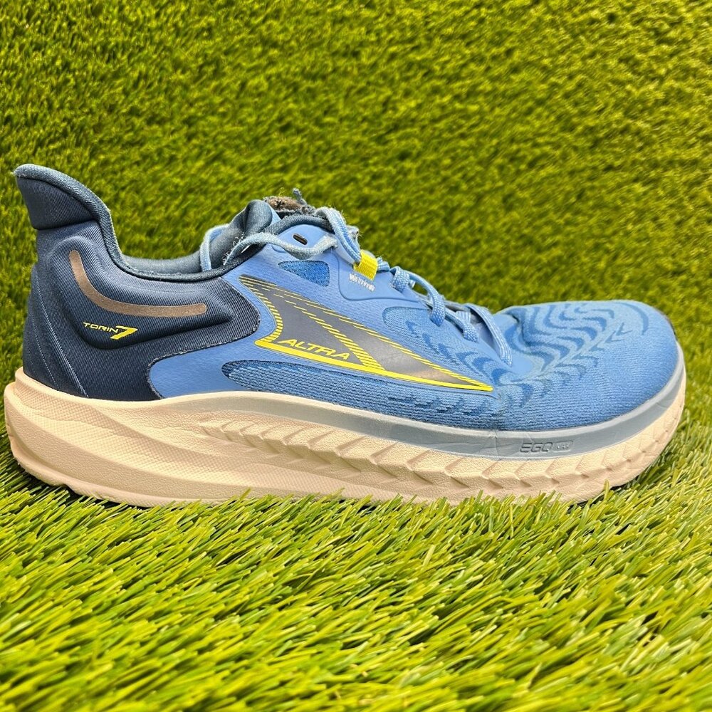 Altra Torin 7 Mens Size 8 Blue White‎ Walking Running Training Shoes Sneakers